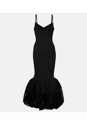 Givenchy Ribbed-knit midi dress