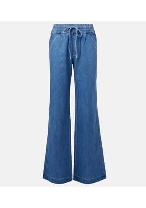 Veronica Beard Dunford wide-leg jeans