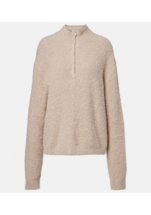 The Row Lethara half-zip sweater