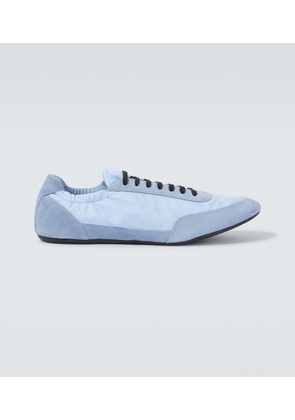 Prada Collapse Re-Nylon and suede sneakers