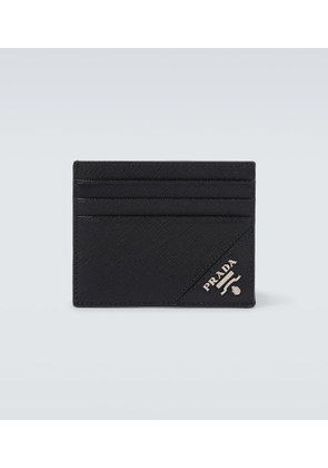 Prada Logo Saffiano leather card holder