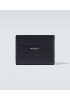 Saint Laurent Logo leather card holder