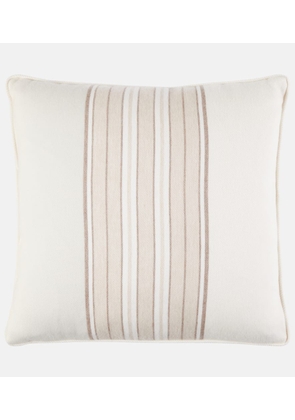 Loro Piana Striped cashmere cushion