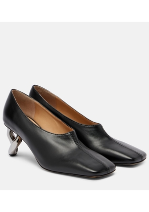 JW Anderson Chain 95 leather pumps