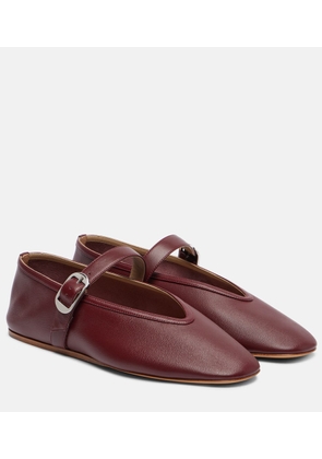Le Monde Beryl Stella leather ballet flats