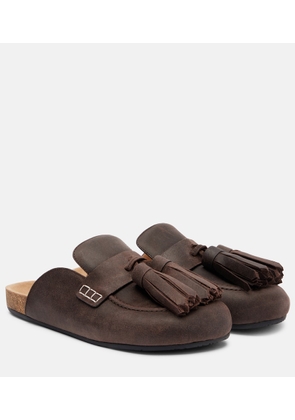 JW Anderson Tassel suede mules