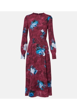 Erdem Floral crepe midi dress