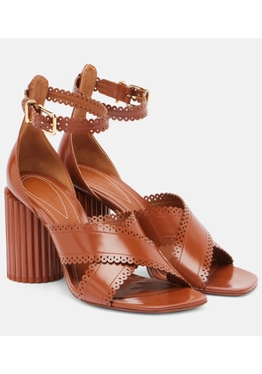 Zimmermann Eddie 85 leather sandals