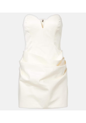 Rotate Draped bustier dress