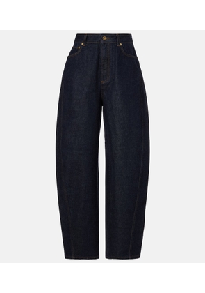 Givenchy Cocoon high-rise wide-leg jeans