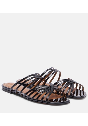 Zimmermann Aura patent leather sandals