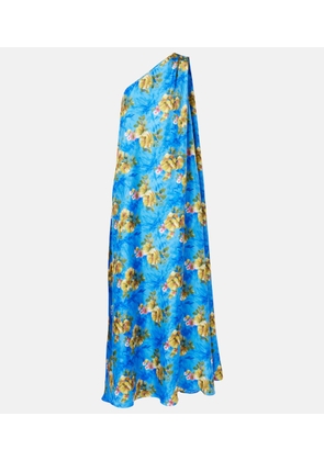 La DoubleJ Roy floral silk twill maxi dress