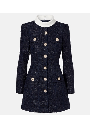 Self-Portrait Boucle minidress