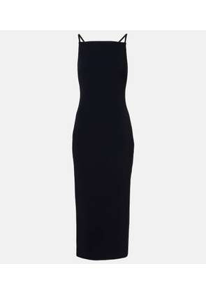 Givenchy Sliced cady crepe midi dress