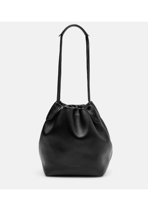 Loro Piana Bale Softy Small leather bucket bag