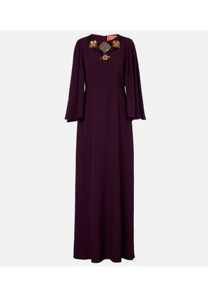 La DoubleJ Sorella embroidered maxi dress