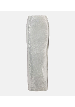 Rotate Sequined maxi skirt