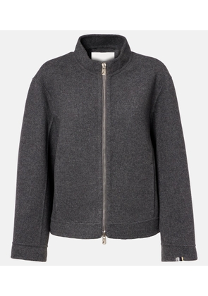 Extreme Cashmere Motor wool and cashmere bomber jacket