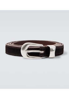 Our Legacy 2 CM calf hair belt