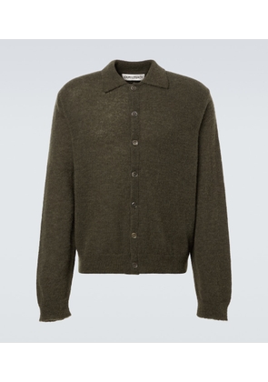 Our Legacy Evening alpaca wool-blend polo cardigan