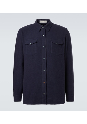 God's True Cashmere Cashmere shirt with emerald