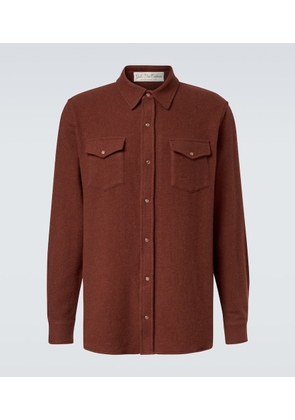 God's True Cashmere Cashmere shirt with sunstone