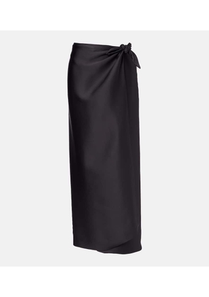 Loro Piana Corina silk satin maxi skirt