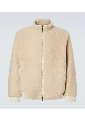 God's True Cashmere T-Bird cashmere jacket with emerald