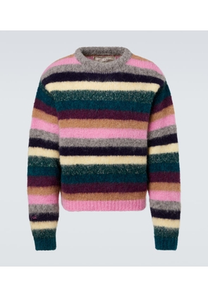 ERL Striped alpaca-blend sweater
