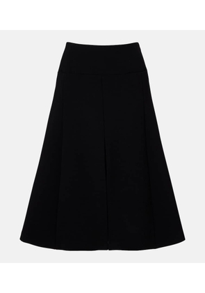 Alaia Pleated midi skirt