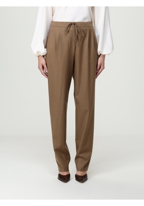 Pants MAX MARA Woman color Brown