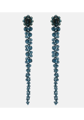 Simone Rocha Crystal-embellished drop earrings