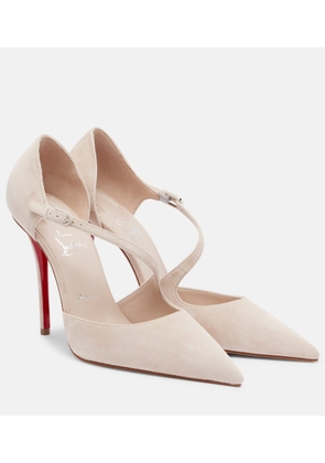 Christian Louboutin Miss Ziggyta 100 suede pumps