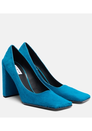 Alaia 90 calf hair pumps