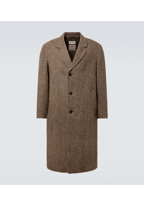 Lemaire Herringbone wool tweed coat