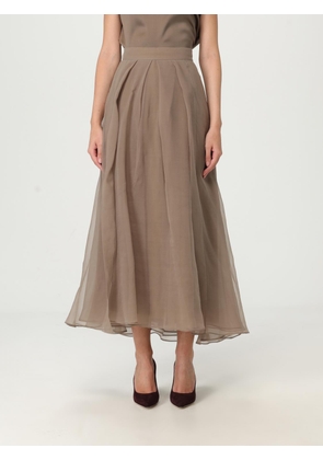 Skirt BRUNELLO CUCINELLI Woman color Grey