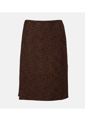 Gucci Wool-blend midi skirt
