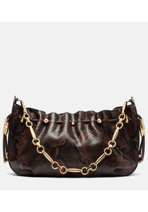 Zimmermann Halcyon snake-effect leather shoulder bag
