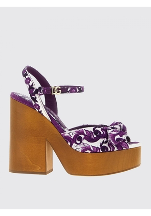 Heeled Sandal DOLCE & GABBANA Woman color Violet