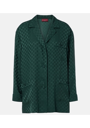 Gucci GG silk shirt