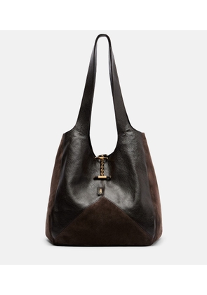 Chloe Chloe Balloon Medium leather and suede shoulder bag