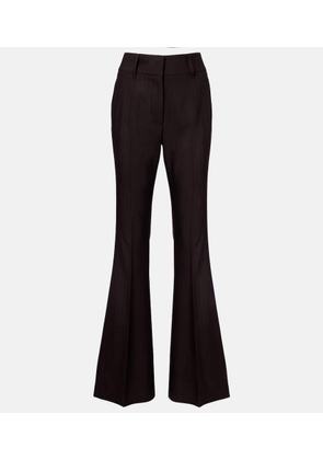 Gabriela Hearst Rhein high-rise wool flared pants
