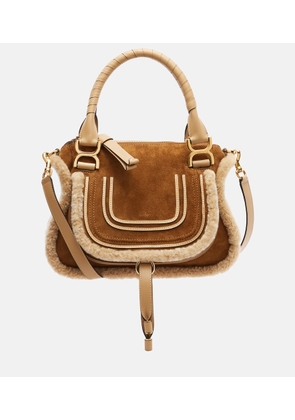 Chloe Marcie Small suede tote bag