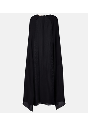 Plan C Georgette midi dress