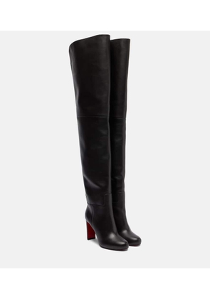 Christian Louboutin Loo 85 leather over-the-knee boots