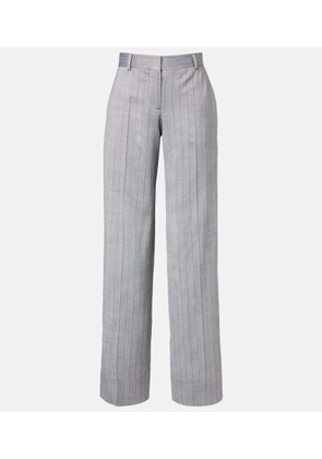 Stella McCartney Striped wool wide-leg pants