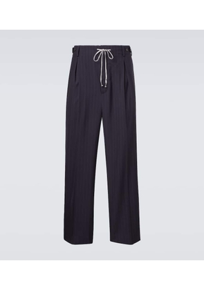 Maison Margiela Pinstripe wool straight pants