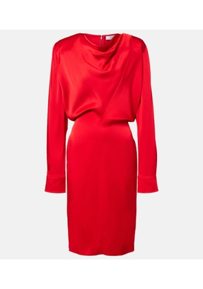 Stella McCartney Cowl neck satin midi dress