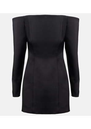 Stella McCartney Off-shoulder satin minidress