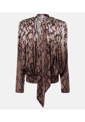 Stella McCartney Snake-effect top